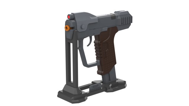 M6D Magnum - Halo - Printable - STL OBJ CAD bundle - Commercial Use 3D Baskı Modeli .c4d .max .obj .3ds .fbx .stl .blend 
