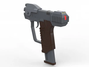 M6D Magnum - Halo - Imprim&iacute;vel - Pacote STL OBJ CAD - Uso comercial Modelo de Impressão 3D