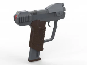 M6D Magnum - Halo - Imprim&iacute;vel - Pacote STL OBJ CAD - Uso comercial Modelo de Impressão 3D