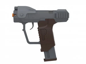 M6D Magnum - Halo - Imprim&iacute;vel - Pacote STL OBJ CAD - Uso comercial Modelo de Impressão 3D