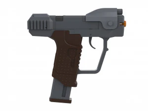 M6D Magnum - Halo - Imprim&iacute;vel - Pacote STL OBJ CAD - Uso comercial Modelo de Impressão 3D