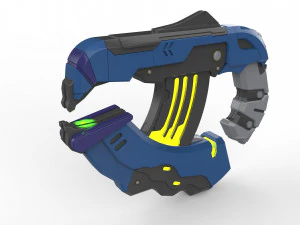 Плазмовий пістолет H2A &ndash; Halo &ndash; Для друку &ndash; Комплект STL OBJ CAD &ndash; Комерційне використання 3D Принт Модель