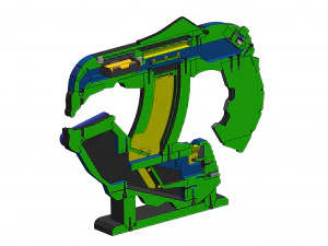 Плазмовий пістолет H2A &ndash; Halo &ndash; Для друку &ndash; Комплект STL OBJ CAD &ndash; Комерційне використання 3D Принт Модель