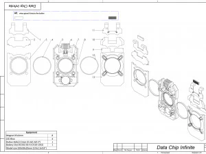 Data Chip - Halo Infinite - Printable - STL OBJ CAD Bundle - Commercial Use 3D Print Model