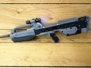 BR55 - Anniversary Battle Rifle - Halo - Stampabile - Pacchetto CAD STL OBJ - Us commerciale Modello di stampa 3D