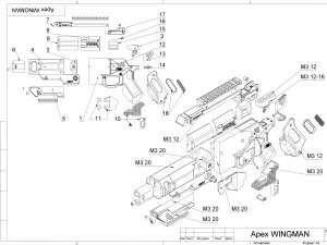 Wingman - APEX - Stampabile - Pacchetto CAD STL OBJ - Uso commerciale Modello di stampa 3D
