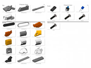 Wingman - APEX - Stampabile - Pacchetto CAD STL OBJ - Uso commerciale Modello di stampa 3D