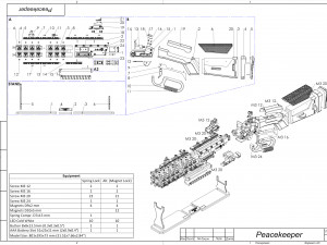 Peacekeeper - APEX - Printable - STL OBJ CAD bundle - Commercial Use 3Dプリントモデル