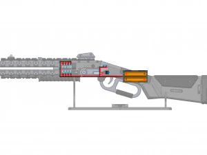 Peacekeeper - APEX - Stampabile - Pacchetto CAD STL OBJ - Uso commerciale Modello di stampa 3D