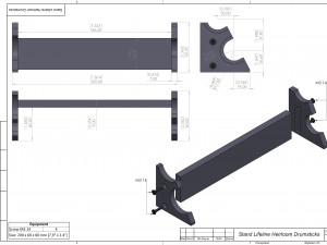 Lifeline Heirloom Drumsticks - APEX - Printable - STL OBJ CAD bundle - Commercial Use 3D 프린트 모델