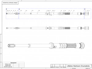 Lifeline Heirloom Drumsticks - APEX - Printable - STL OBJ CAD bundle - Commercial Use 3D 프린트 모델
