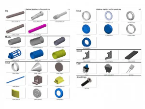 Bacchette Lifeline Heirloom - APEX - Stampabile - Pacchetto CAD STL OBJ - Uso commerciale Modello di stampa 3D