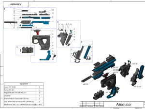 Alternator - APEX - Printable - STL OBJ CAD bundle - Commercial Use 3D Print Model