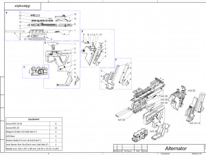 Alternator - APEX - Printable - STL OBJ CAD bundle - Commercial Use 3D Print Model