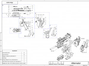 Alternator - APEX - Printable - STL OBJ CAD bundle - Commercial Use 3D Print Model