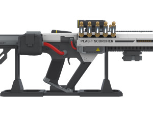 PLAS-1 Scorcher - Helldivers 2 - Printable - STL files - Personal Use 3D Baskı Modeli