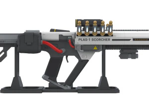 PLAS-1 Scorcher - Helldivers 2 - Stampabile - File STL - Uso personale Modello di stampa 3D