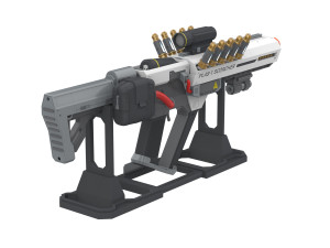 PLAS-1 Scorcher - Helldivers 2 - Printable - STL files - Personal Use 3D Baskı Modeli