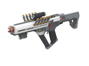 PLAS-1 Scorcher - Helldivers 2 - Printable - STL files - Personal Use 3D Baskı Modeli