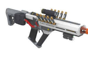 PLAS-1 Scorcher - Helldivers 2 - Printable - STL files - Personal Use 3D Baskı Modeli