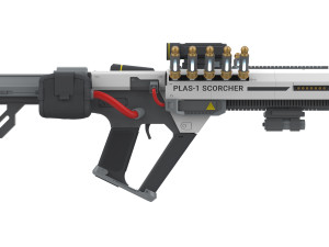 PLAS-1 Scorcher - Helldivers 2 - Printable - STL files - Personal Use 3D Baskı Modeli