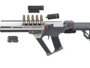 PLAS-1 Scorcher - Helldivers 2 - Printable - STL files - Personal Use 3D Baskı Modeli