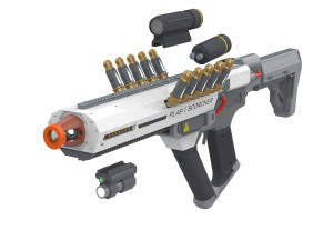 PLAS-1 Scorcher - Helldivers 2 - Printable - STL files - Personal Use 3D Baskı Modeli