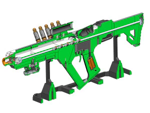 PLAS-1 Scorcher - Helldivers 2 - Stampabile - File STL - Uso personale Modello di stampa 3D