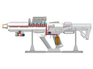 PLAS-1 Scorcher - Helldivers 2 - Stampabile - File STL - Uso personale Modello di stampa 3D