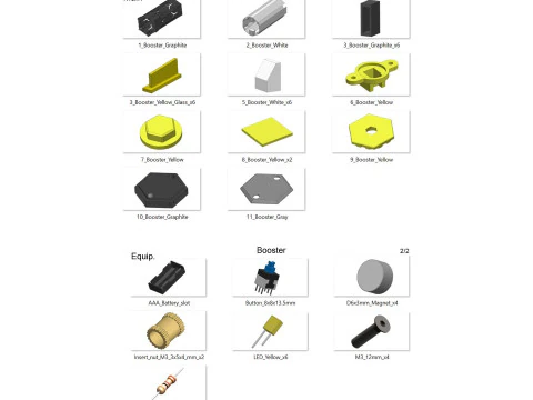 Booster - Helldivers 2 - Stampabile - File STL - Uso personale Modello di stampa 3D