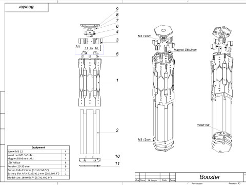 Booster - Helldivers 2 - Printable - STL files - Personal Use Model do druku 3D