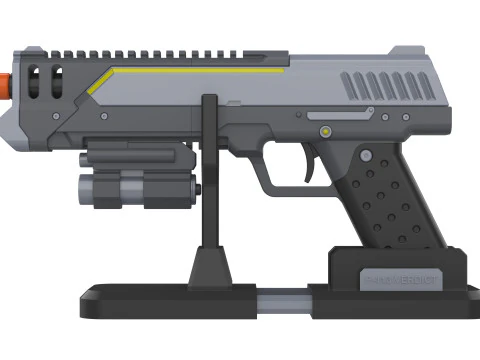P-113 Verdict - Helldivers 2 - Printable - STL OBJ CAD bundle - Commercial use 3D Print Model