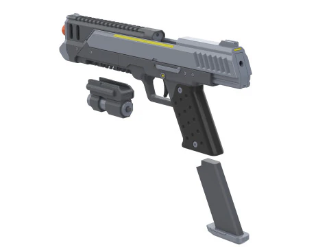 P-113 Verdict - Helldivers 2 - Printable - STL OBJ CAD bundle - Commercial use 3D Print Model