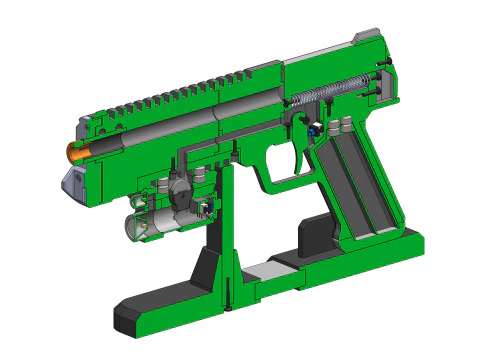 P-113 Verdict - Helldivers 2 - Printable - STL OBJ CAD bundle - Commercial use 3D Print Model