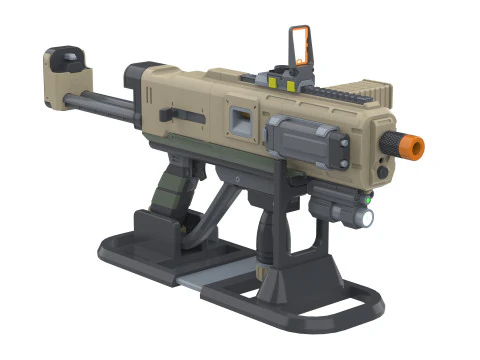 SMG-72 Pummeler - Helldivers 2 - Printable - STL files - Personal Use 3D Print Model
