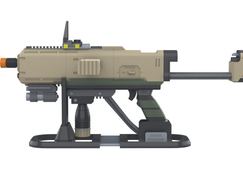 SMG-72 Pummeler - Helldivers 2 - Printable - STL files - Personal Use 3D Print Model