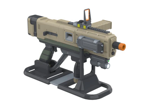SMG-72 Pummeler - Helldivers 2 - Printable - STL files - Personal Use 3D Print Model