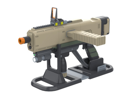 SMG-72 Pummeler - Helldivers 2 - Printable - STL files - Personal Use 3D Print Model