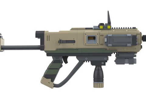 SMG-72 Pummeler - Helldivers 2 - Printable - STL files - Personal Use 3D Print Model