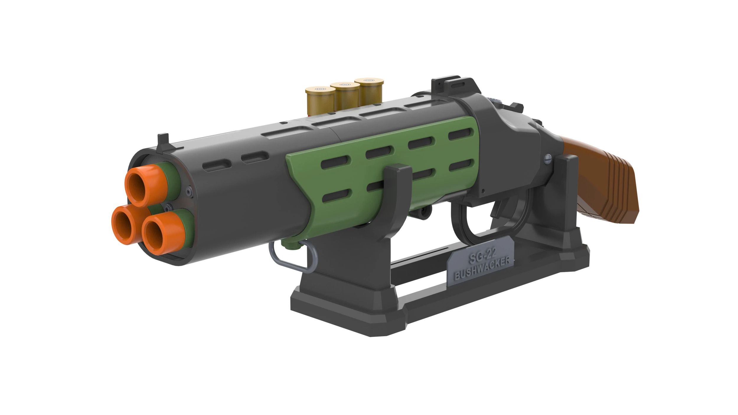 SG-22 Bushwhacker - Helldivers 2 - Printable - STL files - Personal Use 3D Print Model .c4d .max .obj .3ds .fbx .stl .blend 