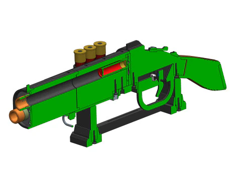 SG-22 Bushwhacker - Helldivers 2 - Printable - STL files - Personal Use 3D Print Model