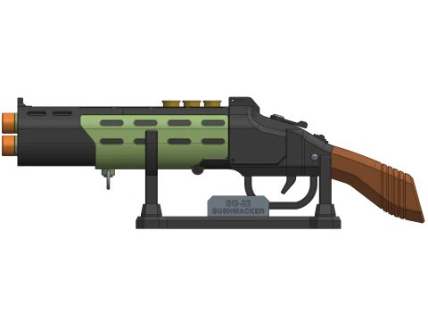 SG-22 Bushwhacker - Helldivers 2 - Printable - STL files - Personal Use 3D Print Model