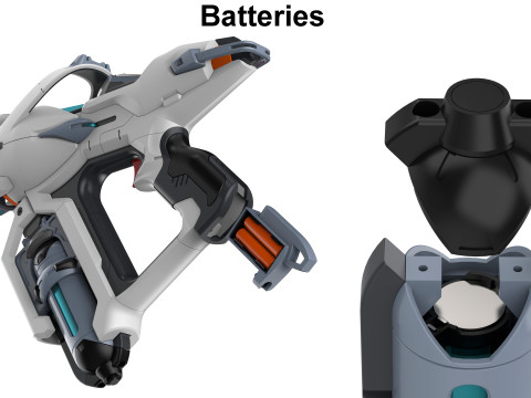 Juno Mediblaster - Overwatch - Printable - STL files - Personal Use 3Dプリントモデル