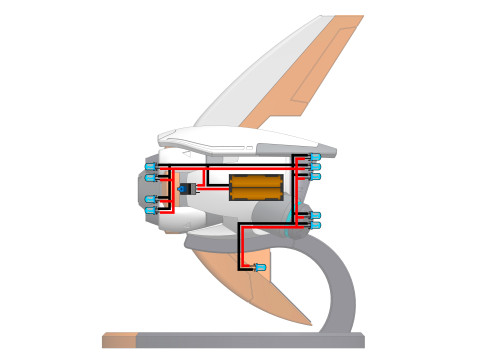 Junos Pulsar Torpedoes - Overwatch 2 - Printable - STL files - Personal Use 3D-Druckmodell