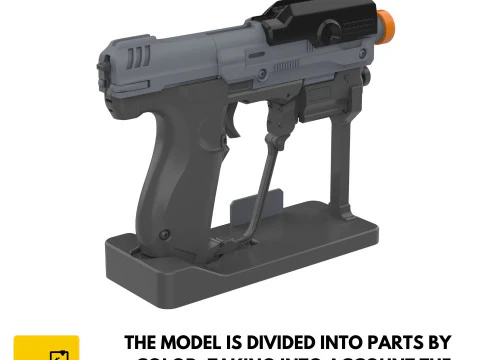 M6H2 Magnum - Halo - Stampabile - File STL - Uso personale Modello di stampa 3D