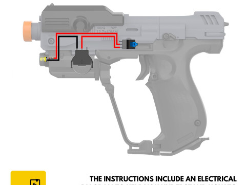 M6H2 Magnum - Halo - Printable - STL files - Personal Use Model do druku 3D