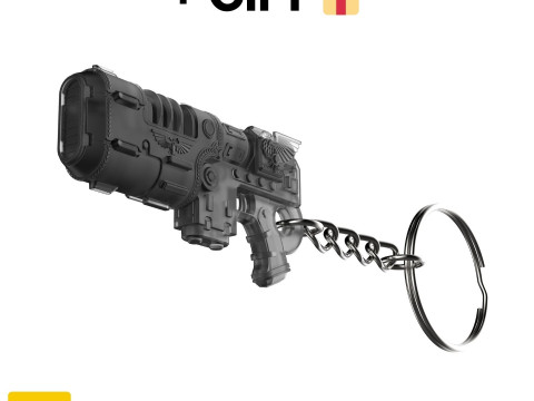 Neo-Volkite Blaster - Warhammer 40K Space Marine 2 - Printable - STL files - Personal Use 3D-printmodel