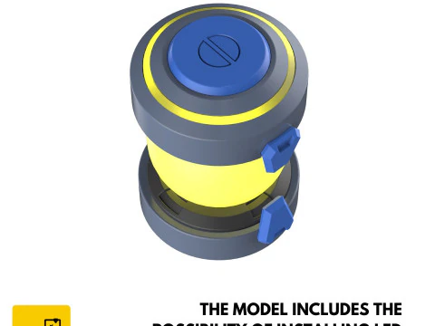 Ana Biotic Grenade - Overwatch - Printable - STL files - Personal Use 3D Print Model