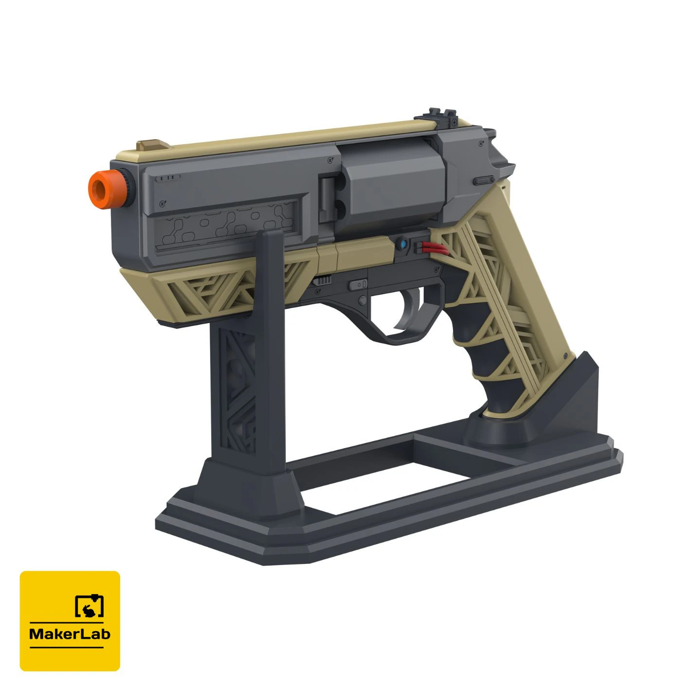 James Karras Revolver - Ningu&eacute;m Quer Morrer - Para Imprimir - Arquivos STL - Uso Pessoal Modelo de Impressão 3D .c4d .max .obj .3ds .fbx .stl .blend 