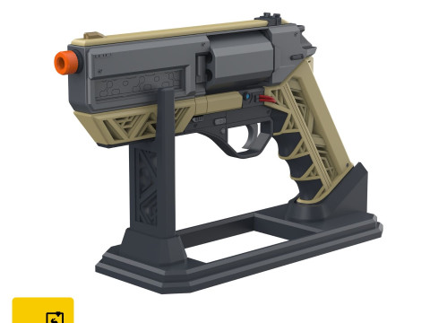 James Karras Revolver - Nobody Wants to Die - Printable - STL files - Personal Use Modelo de impresión 3D